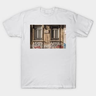 Balconies, Doors And Windows Of Lisbon - 3 © T-Shirt